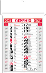 Calendario passafoglio Rotax rosso