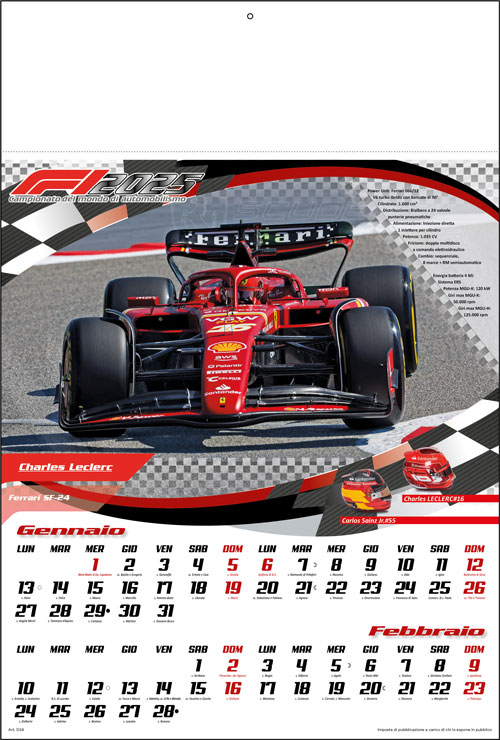 Calendario Formula Uno