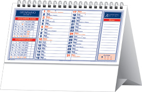 Calendario da banco Etienne Rosso