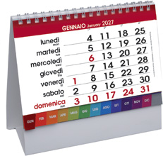 Calendario da banco Desk