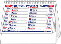 Calendario spiralato da tavolo Happy
