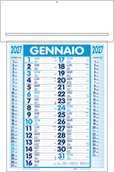 Calendario Girafoglio Twister Blu