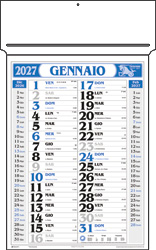 Calendario passafoglio Rotax Blu