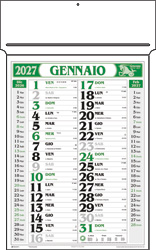 Calendario passafoglio Rotax Verde