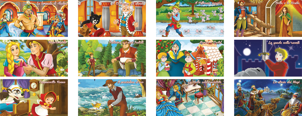 Calendari illustrati Fiabe