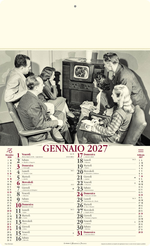 Calendario Antichi Mestieri