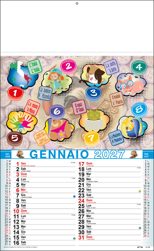 Calendario Cabala