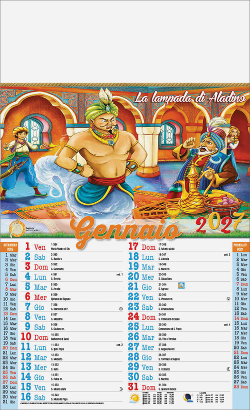 Calendario Fiabe