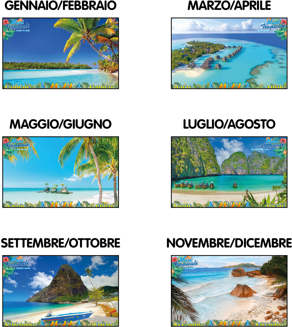 Calendari Mari Tropicali