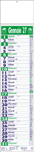 Calendario olandesino Santorini Verde