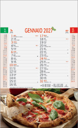 Calendario Pizza