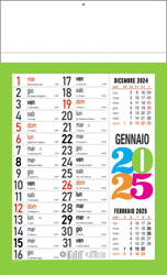 Calendario Svedese verde