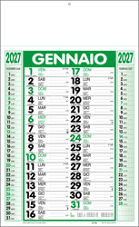Calendario olandese Cervino Verde