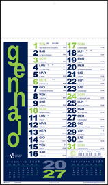 Calendario Portoghese da muro
