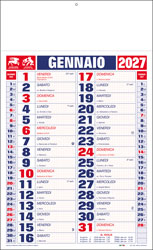 Calendario olandese Quadretti Siberia