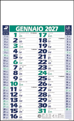 Calendario olandese Tris Verde