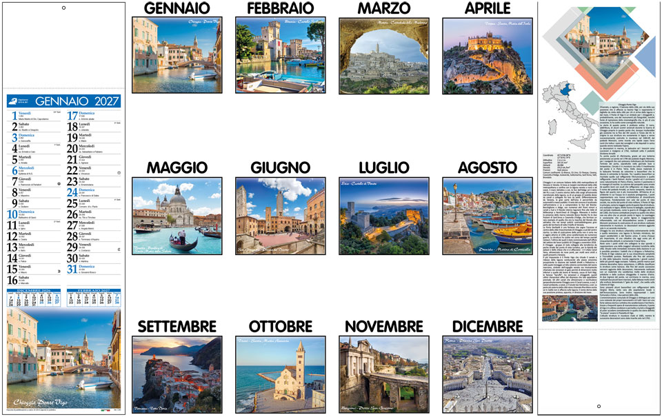 Calendari Città e Monumenti