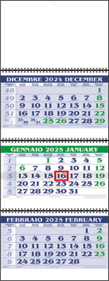Calendario trittico Triplete